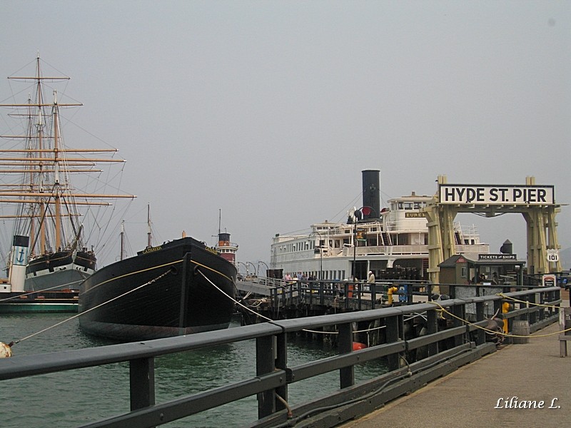 Hyde street Pier Historic Ships