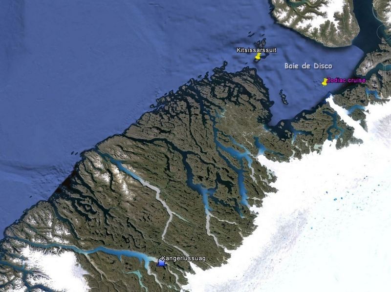 Kangerlussuaq - Kitsissarssuit-zodiacs