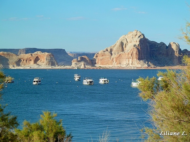 Lake Powell vue de la berge