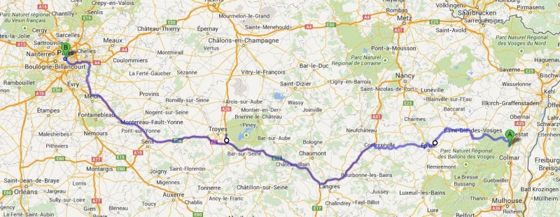 Bergheim - Paris