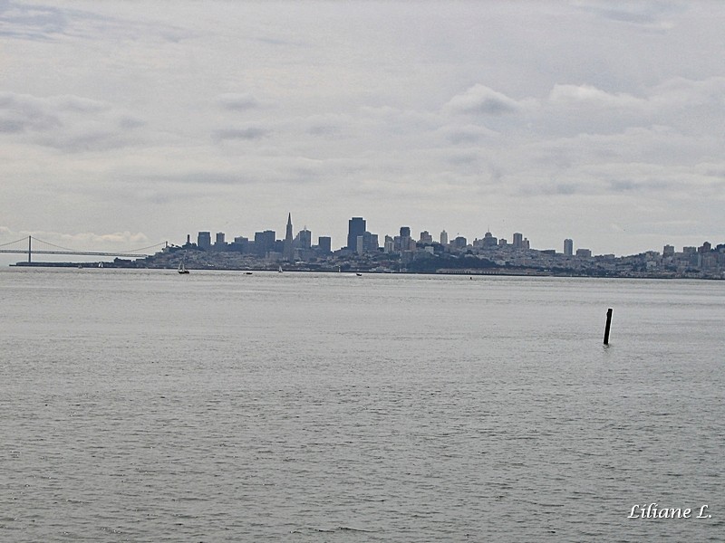 Au loin San Francisco vue de Sausalito