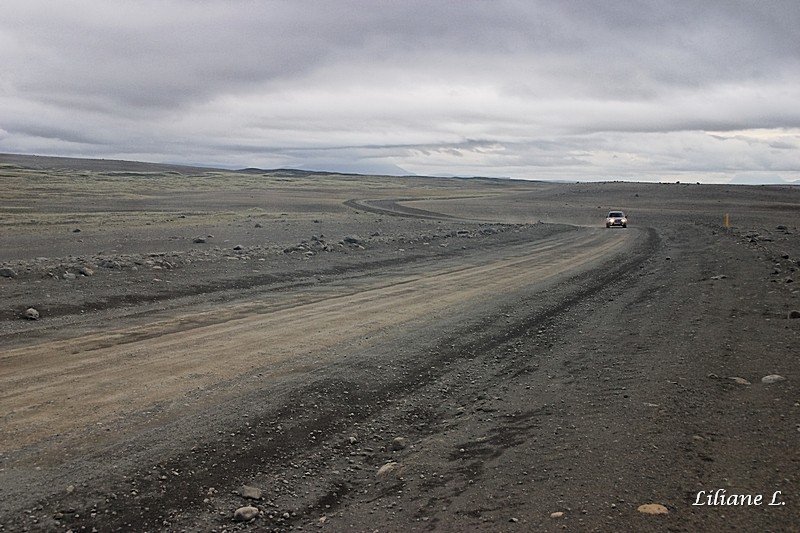 Route 864 entre Dettifoss et Grimasstadur