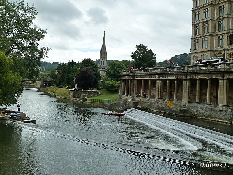 Vue du Riverside walk