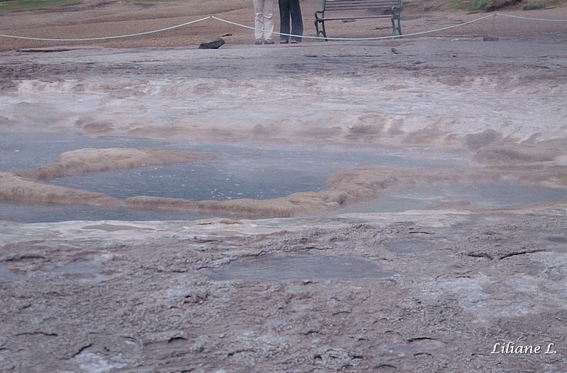 Strokkur le lendemain matin