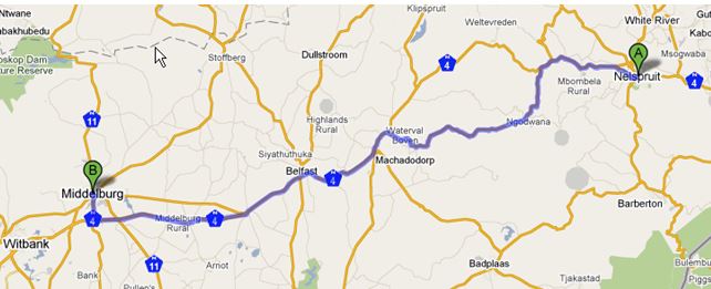 Nelspruit - Middelburg