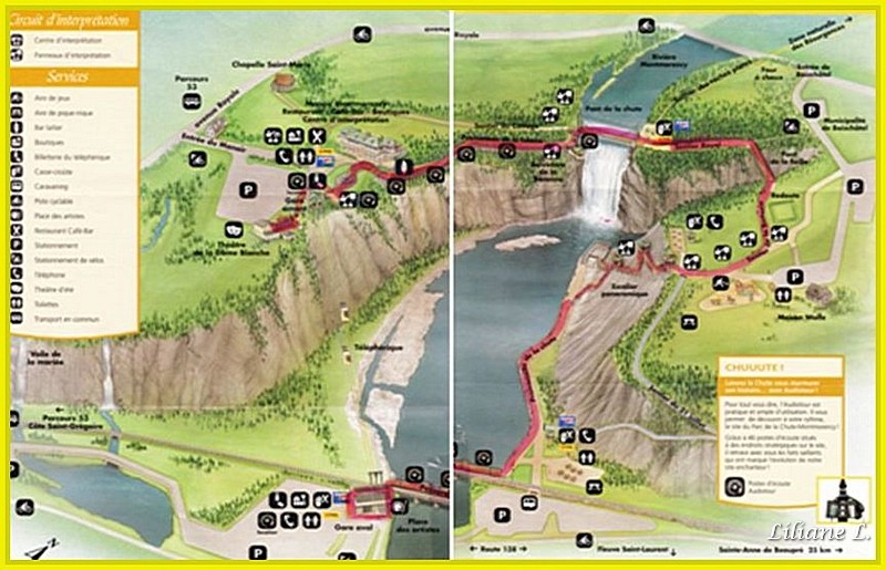 plan chute Montmorency